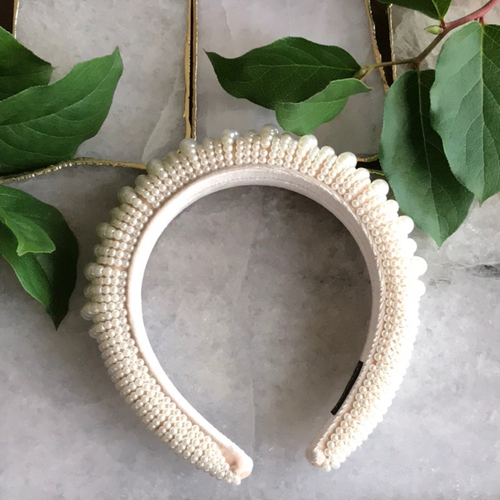 Pearl Bridal high headband